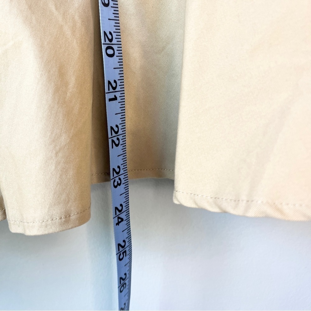 ELOQUII Tan Plus Size Crop Blazer - Picture 5 of 9